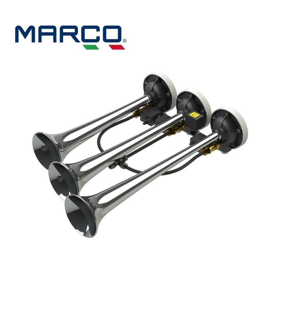 [K11008012] Marco Trompette à air 3 sons alternés 388mm 12V