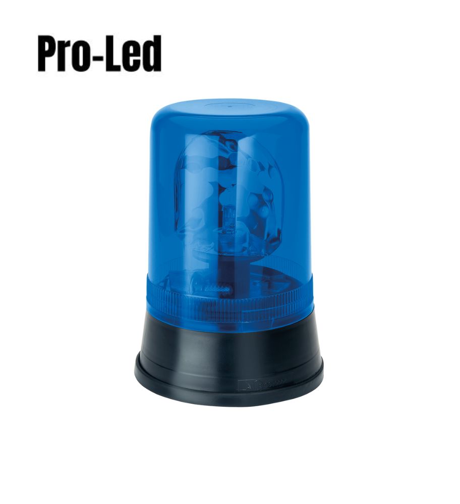 [GL59524B] Pro Led Gyrophare Halogène 24v fixe bleu