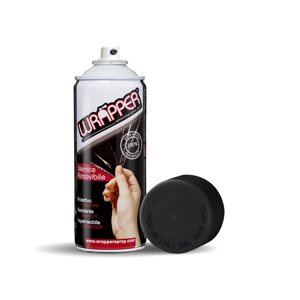 [WR9005M] Peinture amovible -  Noir mat