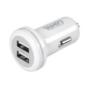 Prise allume cigare double USB - Noir