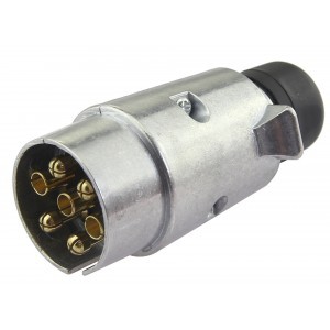 [PE1264-M] Fiche en metal 7 broches