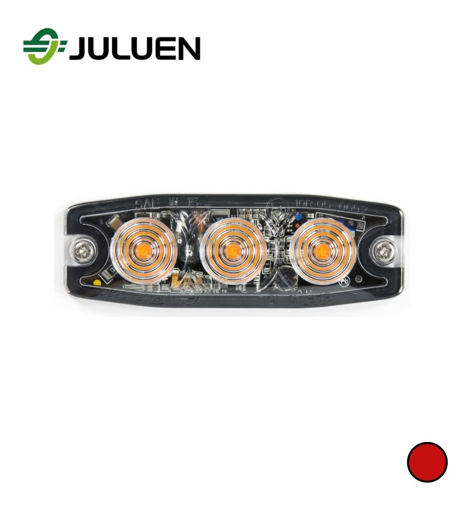 [F0095LP3] Juluen flash LP3 3 Led Rouge