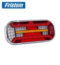 Fristom phare arrière multifonction ovale triangle signalisation droit