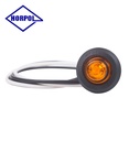 Horpol feu de position frontal rond orange
