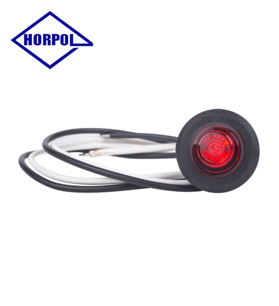 Horpol feu de position frontal rond rouge