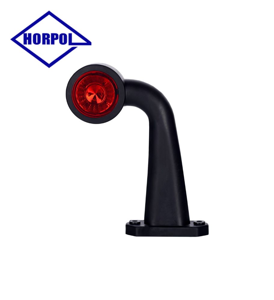 [FG0724PLD] Horpol feu de gabarit courbé blanc et rouge long DROIT