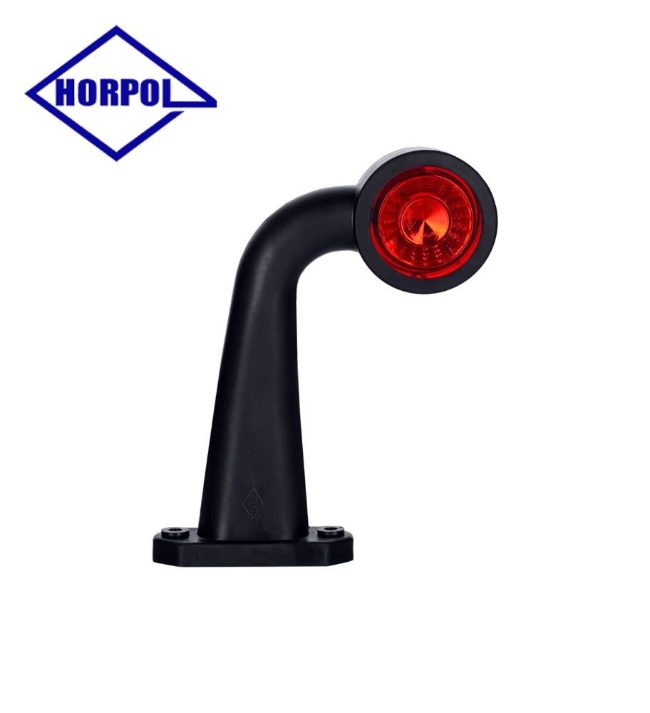 [FG0724LLD] Horpol feu de gabarit courbé blanc et rouge long GAUCHE