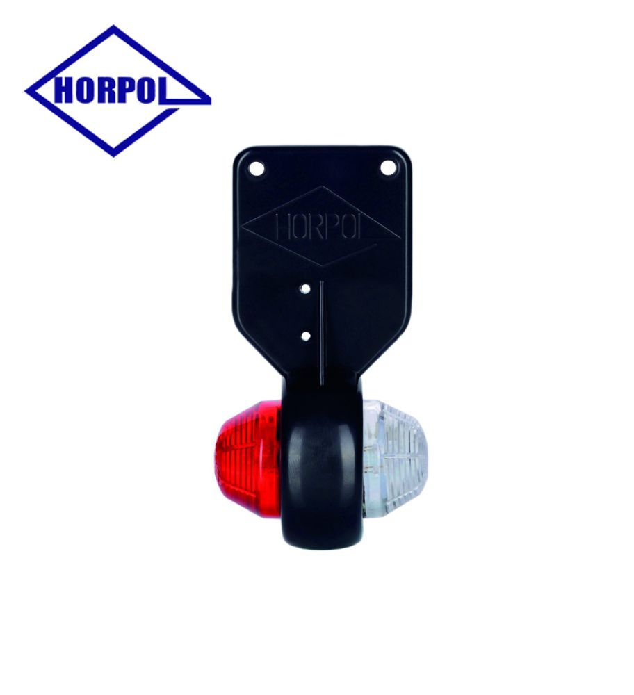 [FG0368PLD] Horpol feu de gabarit suspendu blanc et rouge bouliche DROIT