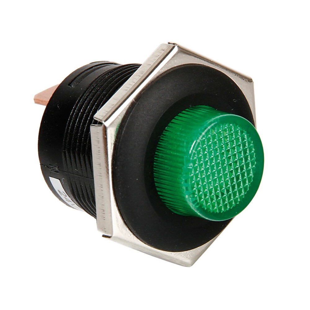 [E45539] Interrupteur - Vert - 12/24V