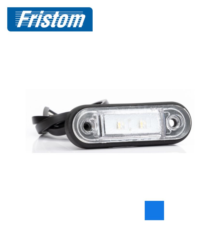 [FG0015NFT] Fristom feu de position rectangle 2 Led bleu