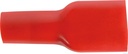 Fiche sertie douille plate rouge isolé  0.5-1.5mm²  (100 pièces)