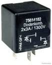 Diode -  2 conducteurs - 12/24V - 3A