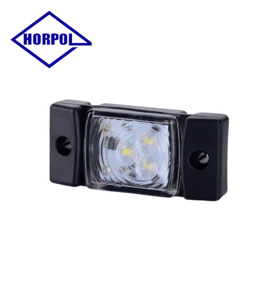 [FG0140LD] Horpol feu de position carré avec support blanc