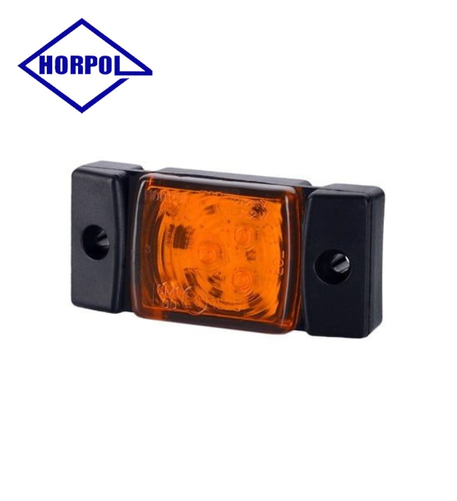 [FG0141LD] Horpol feu de position carré avec support orange