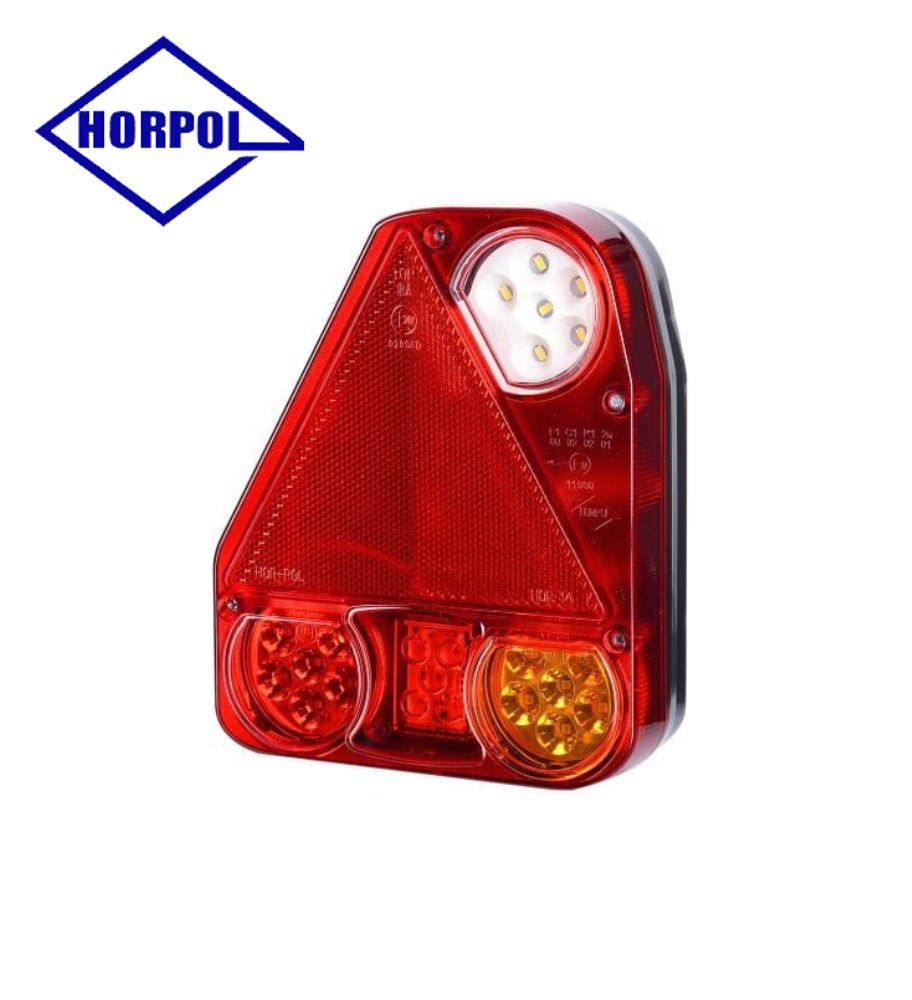 [FR0780LZD] Horpol phare arrière multifonction triangle HOR 58 Latéral GAUCHE