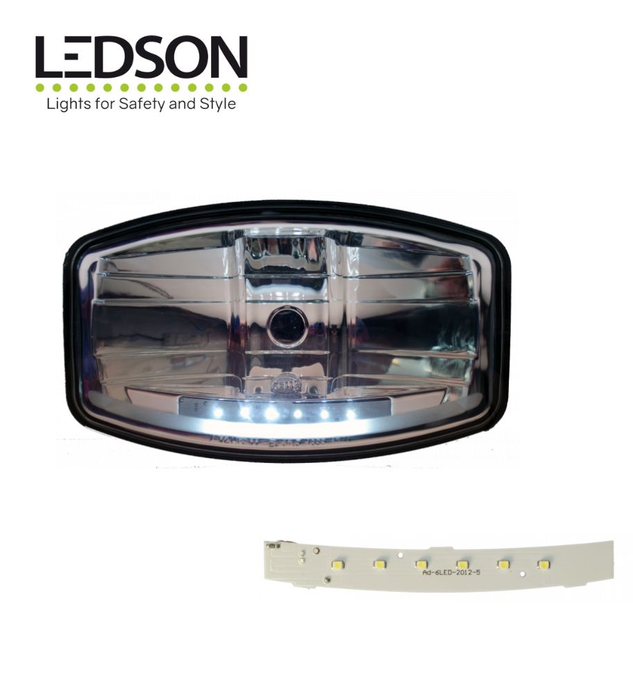 [A54361] Ledson Bande de remplacement Hella Luminator/jumbo/Rally blanc 