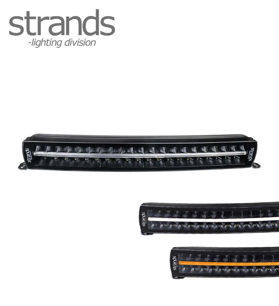 [RL809196] Strands Barre LED double incurvée Siberia 22" 566 mm