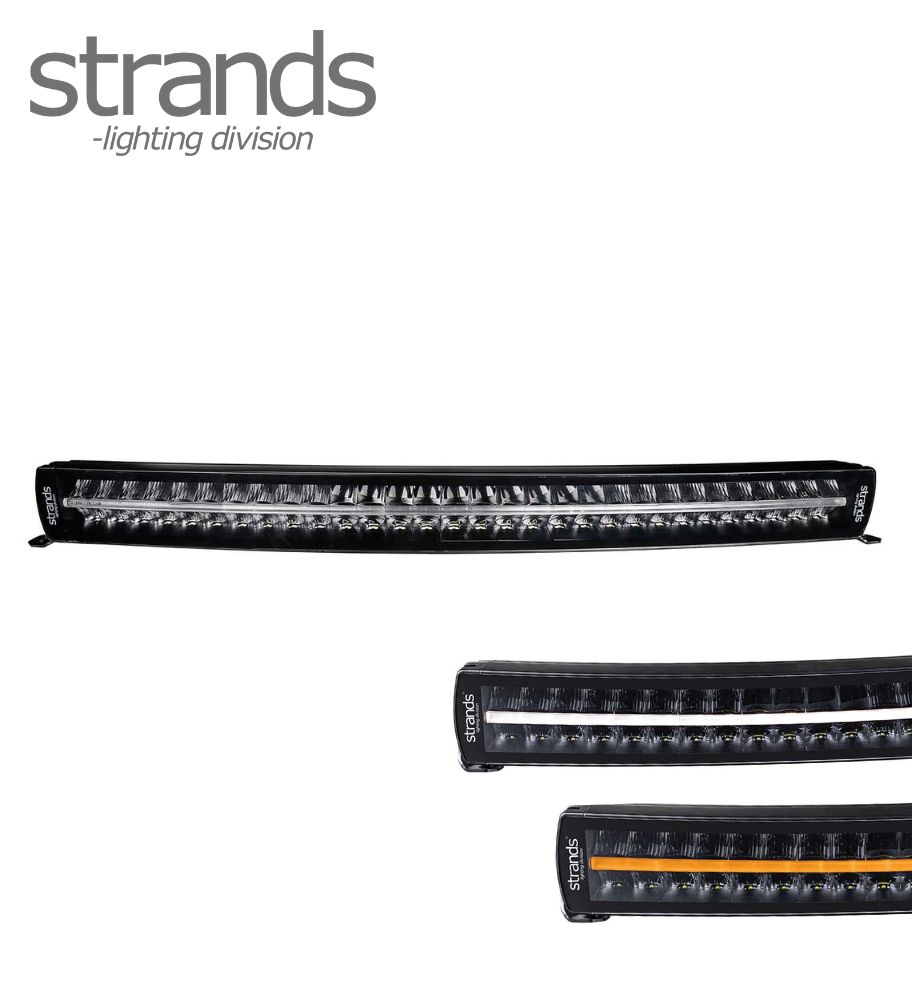 [RL809197] Strands Barre LED double incurvée Siberia 32" 823 mm