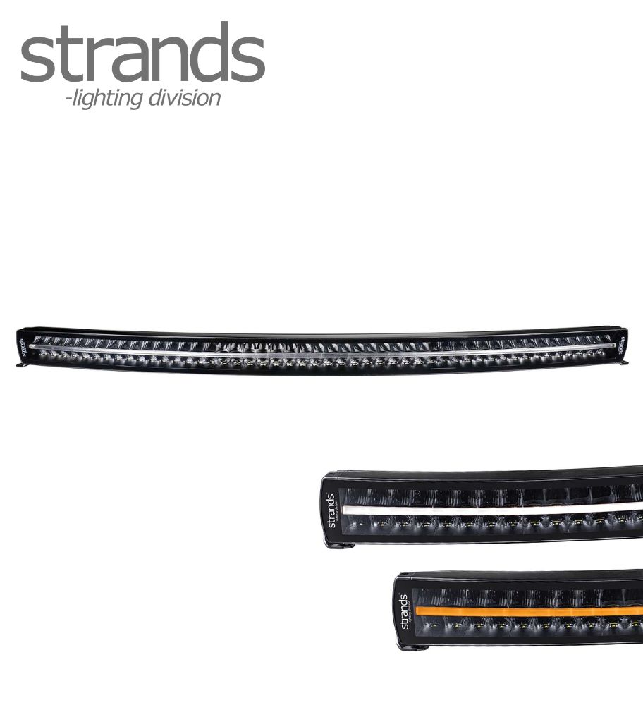 [RL809199] Strands Barre LED double incurvée Siberia 50" 1281mm