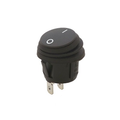 [ER13-112A8] Interrupteur à bascule étanche - On-Off - 250V - Noir
