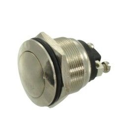 [PBS003-1] Bouton poussoir chromé 12V 20A