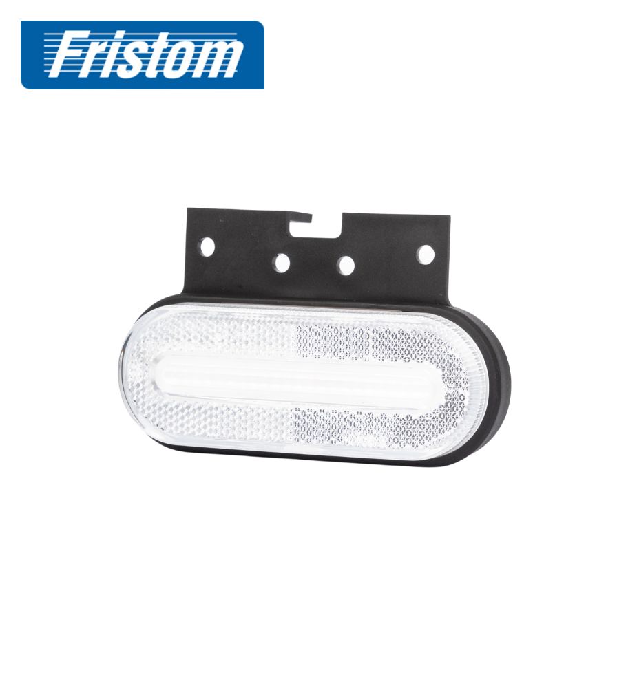 [FG0070BFT] Fristom feu de position ovale avec catadioptre blanc