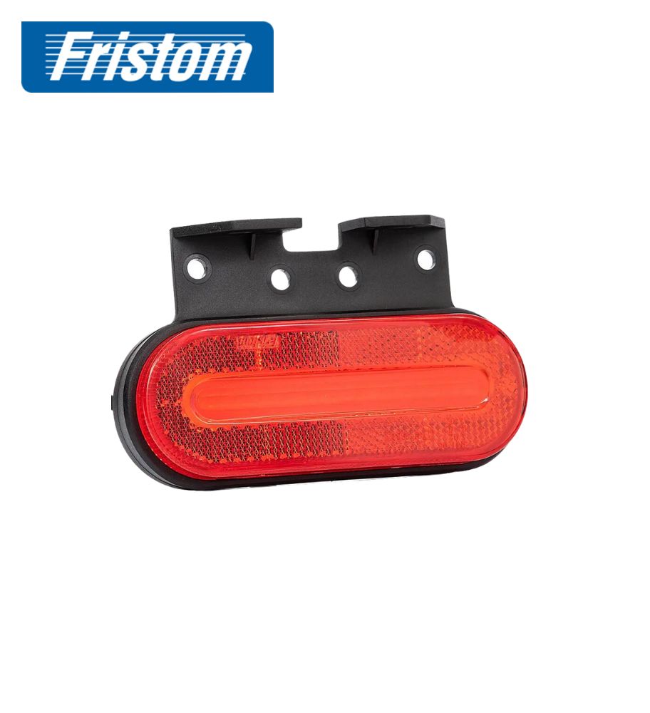 [FG0070CFT] Fristom feu de position ovale avec catadioptre rouge
