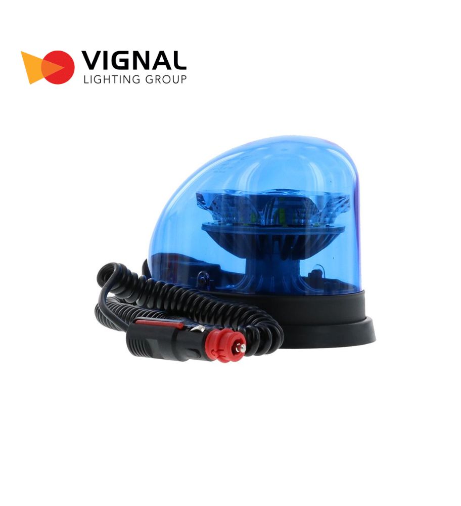 [GL14481D] Vignal Gyrophare Goutte d'eau bleu magnétique led 