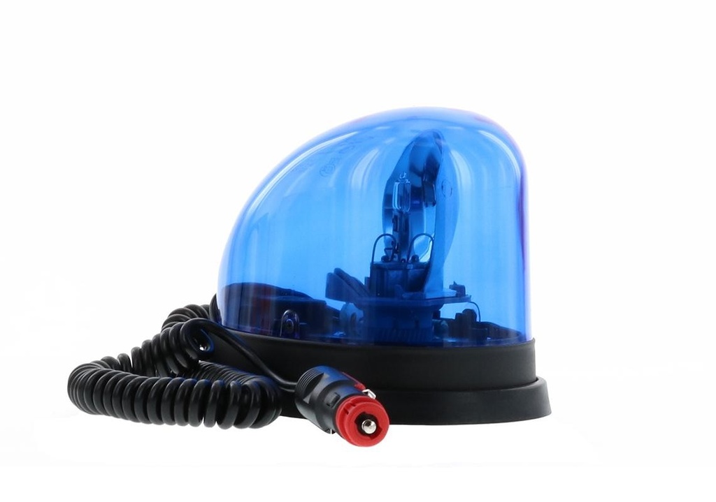 [GL14455D] Vignal Gyrophare Goutte d'eau bleu magnétique halogène 12V