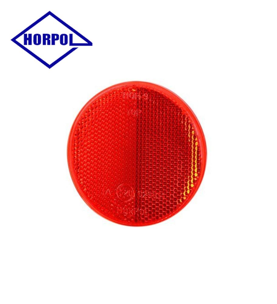 [CT0037UO] Horpol Catadioptre rond rouge