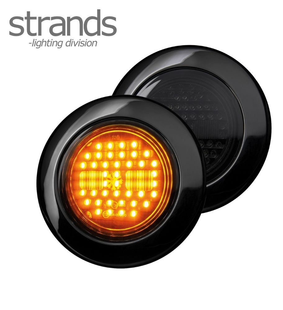 [FR800623] Strands feu clignotant rond orange Dark Knight