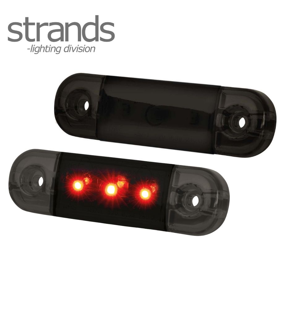 [FG800331] Strands Feu de position slim ROUGE Dark Knight 3 LED