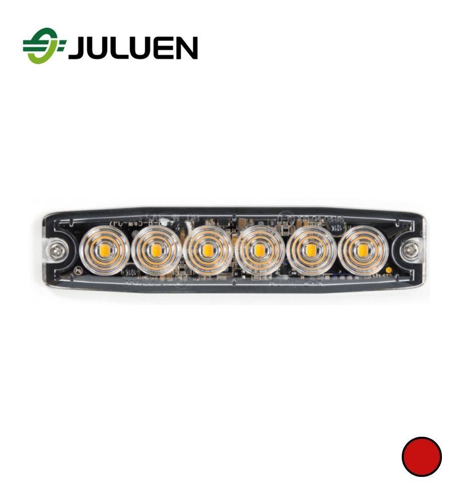 [F0033LP6] Juluen flash LP6 6 Led rouge