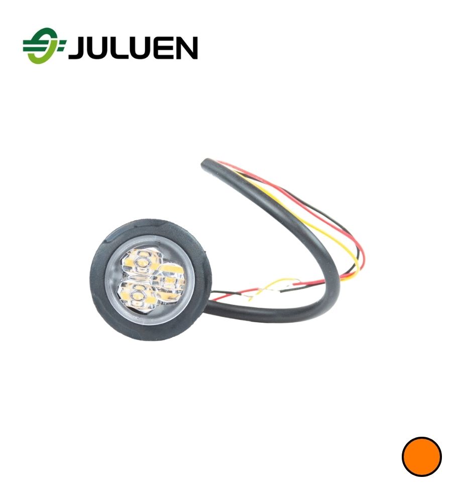 [F0279UR03] Juluen Flash UR03 rond 1 led orange