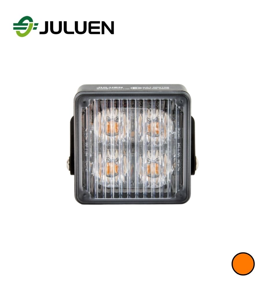 [F0017SQ4] Juluen flash SQ4 carré 4 led Orange