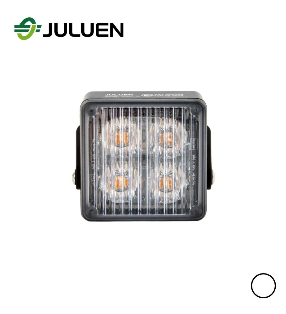 [F0040SQ4] Juluen flash SQ4 carré 4 led blanc