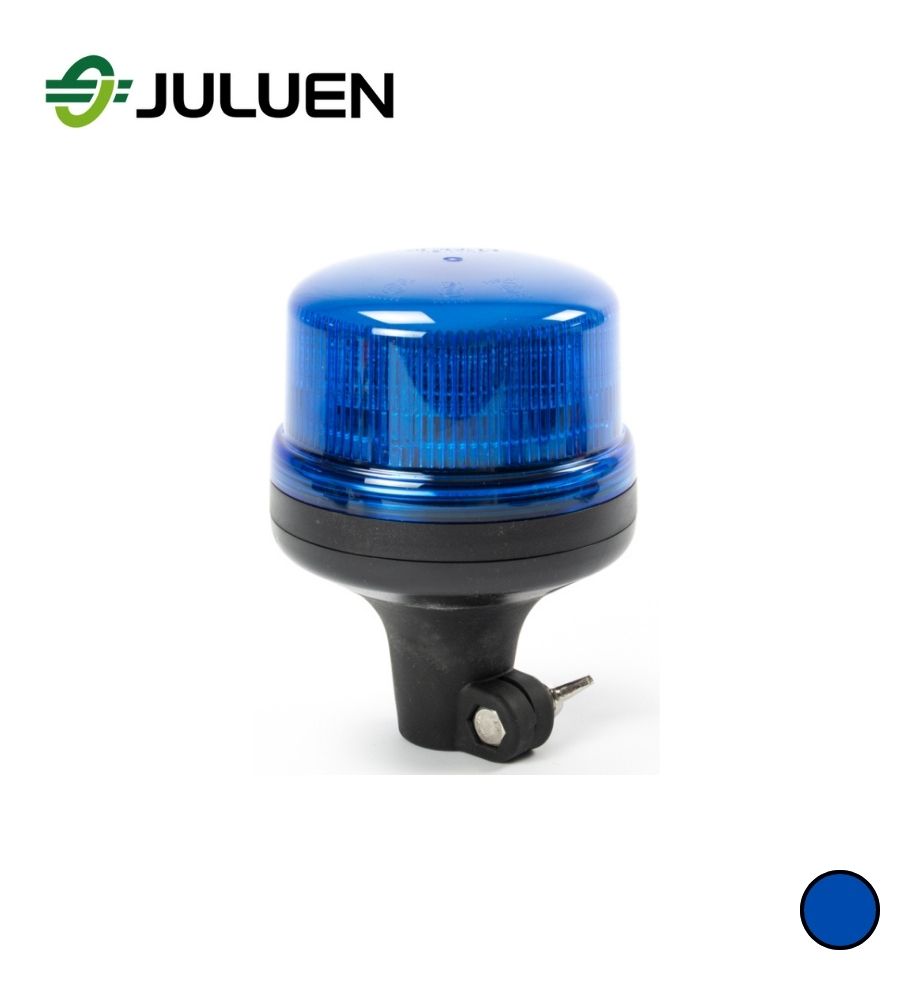 [GL0061B16] Gyrophare LED - Led Bleu - 12/24V - 30W - 11,8cm - Juluen