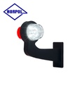 Horpol feu de gabarit Oldschool blanc et rouge long DROIT