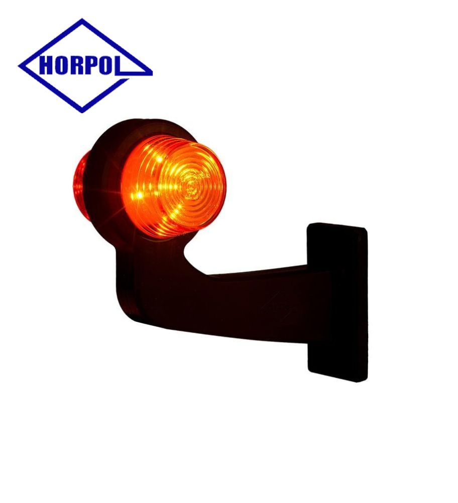 Horpol feu de gabarit oldschool orange et rouge long DROIT