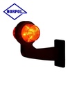 Horpol feu de gabarit oldschool orange et rouge long DROIT