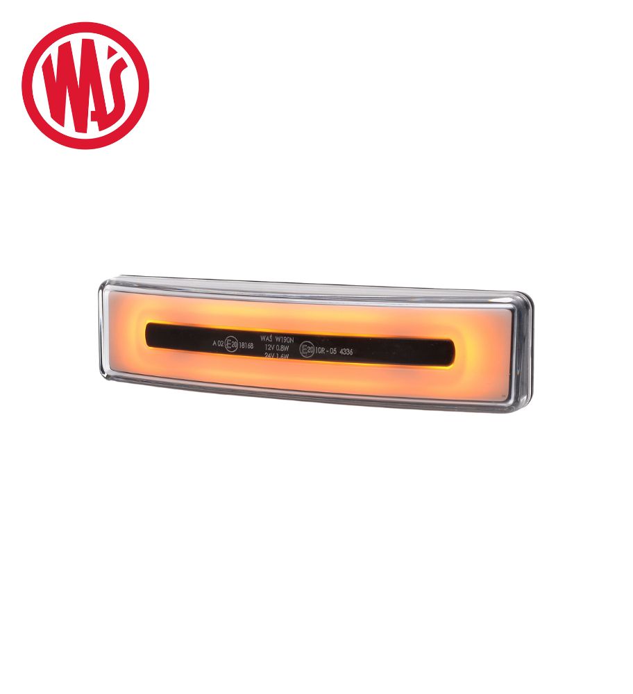 [FG27921423W190] Was feu de position rectangulaire Néon orange