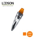 Ledson feu torpille lentille orange 24v