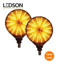 Ledson feu espagnol orange et orange lentille orange