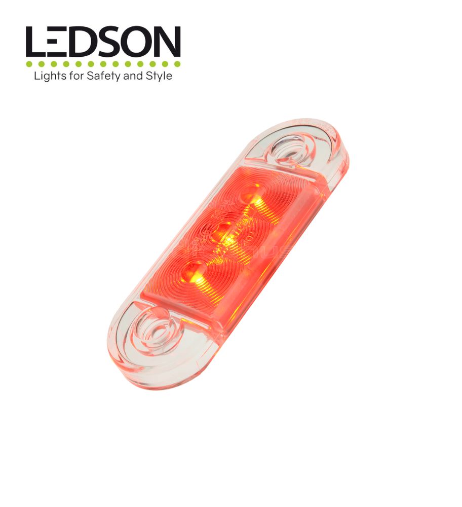 Ledson feu de position 3 Led rouge 12-24v