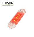 Ledson feu de position 3 Led rouge 12-24v