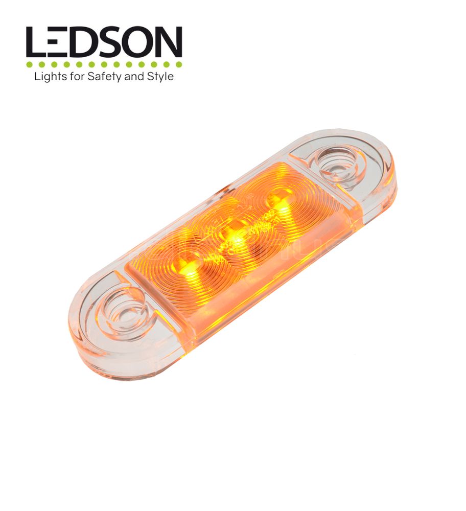 Ledson feu de position 3 Led orange 12-24v