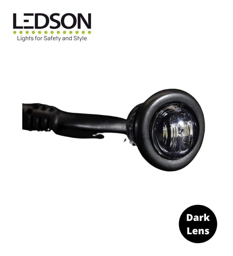 [FG360024] Ledson feu de position rond encastré Blanc DARK 12-24v
