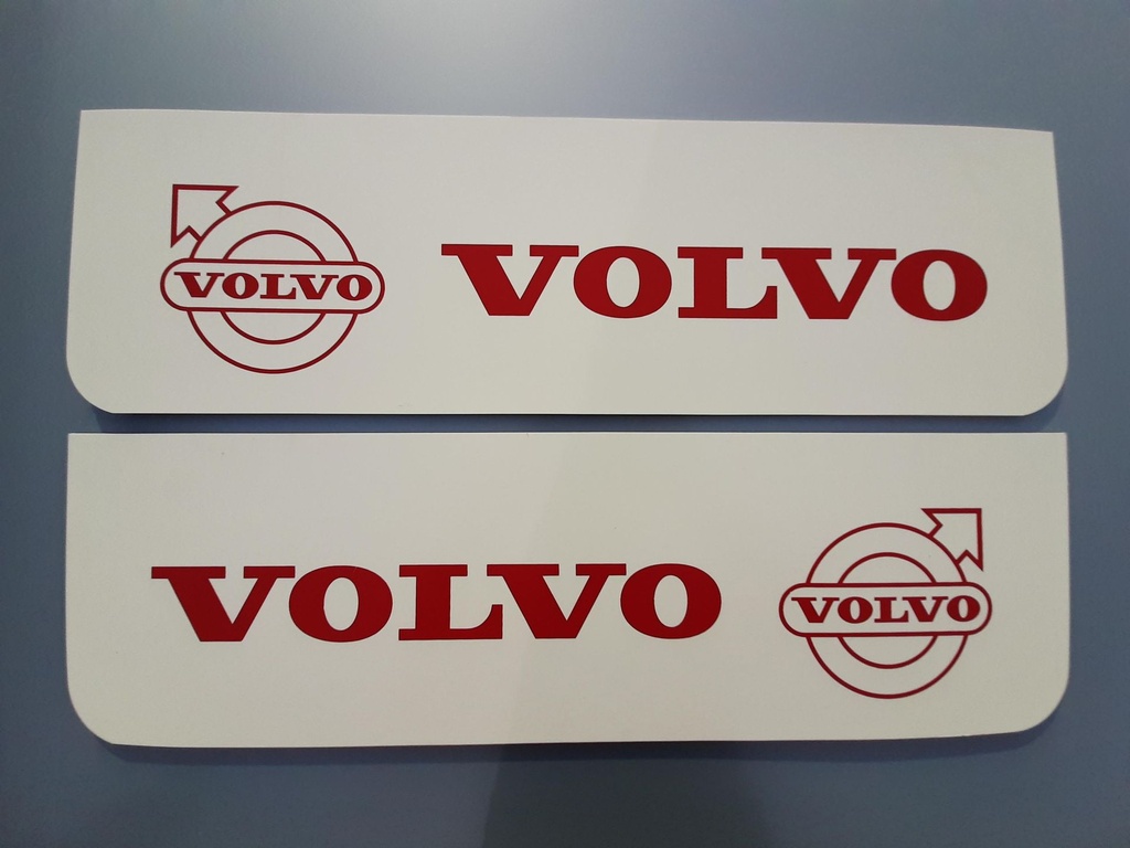 [B7802031-TS] Bavette VOLVO - 18x60cm - Rouge