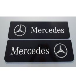 [B7812837-TS] Bavette MERCEDES - 18x60cm - Blanc