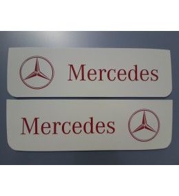 [B7812839-TS] Bavette MERCEDES - 18x60cm - Rouge